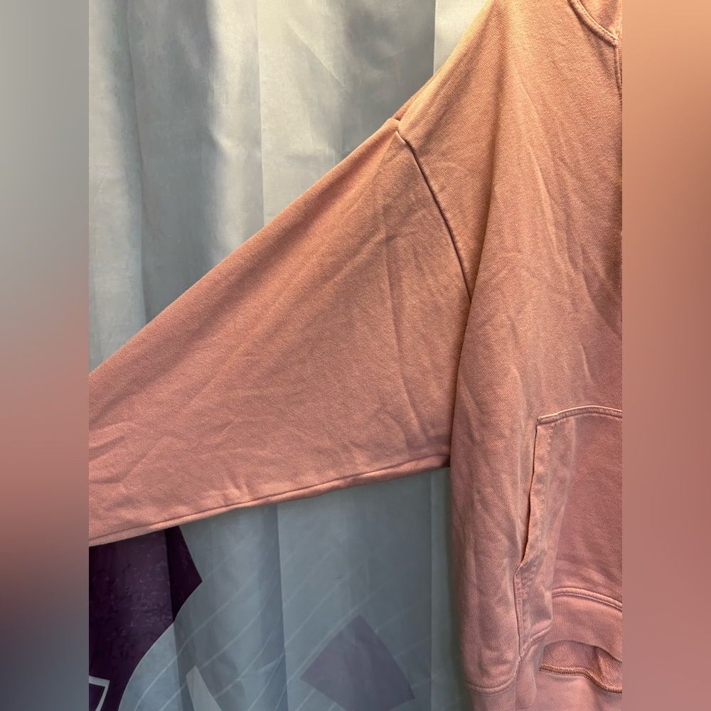 Nike Women's dusty pink Lace-Up Hoodie - Picture 6 of 9